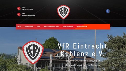 Website des VfR Eintracht Koblenz e.V.