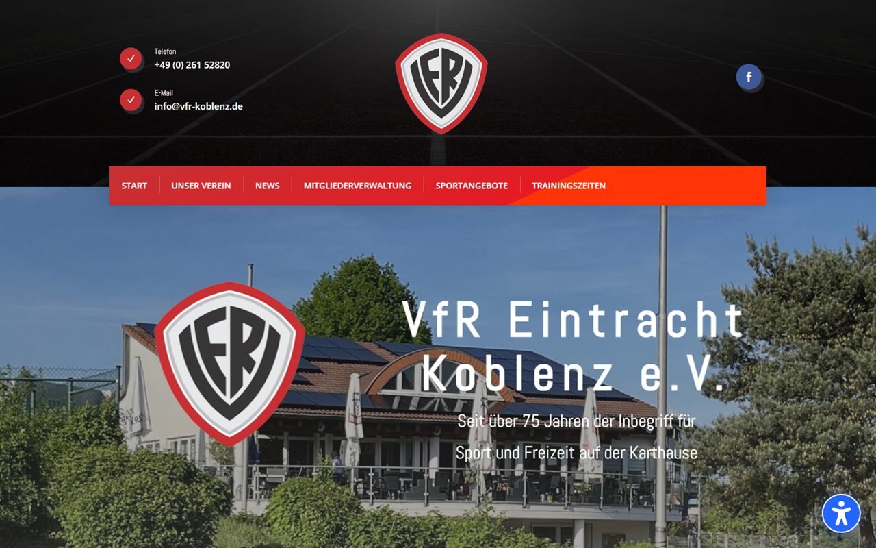 Website des VfR Eintracht Koblenz e.V.